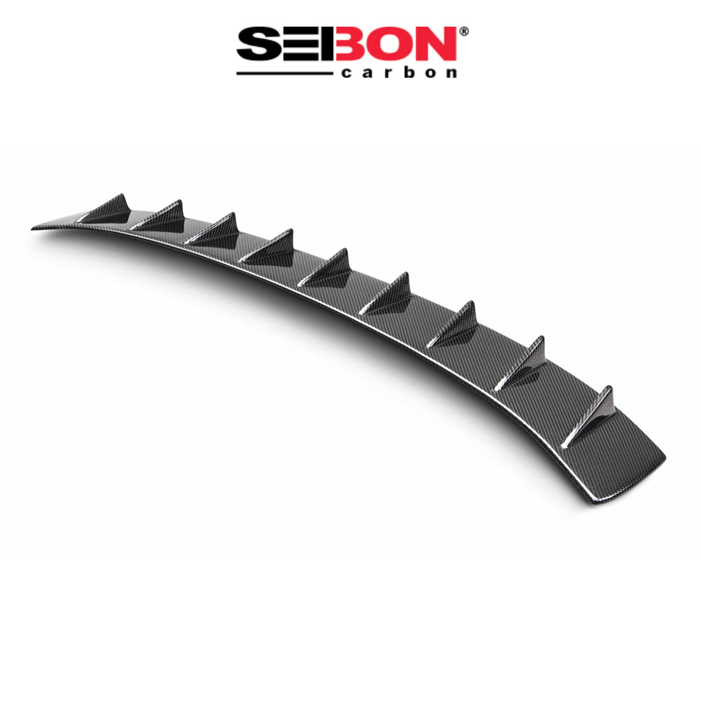 2016-2021年式 ホンダ シビック タイプR用 セイボンカーボン カーボンファイバー ルーフフィンスポイラー Seibon Carbon Roof Fin Spoiler For 2016-2021 Honda Civic 4 Dr (送料無料)