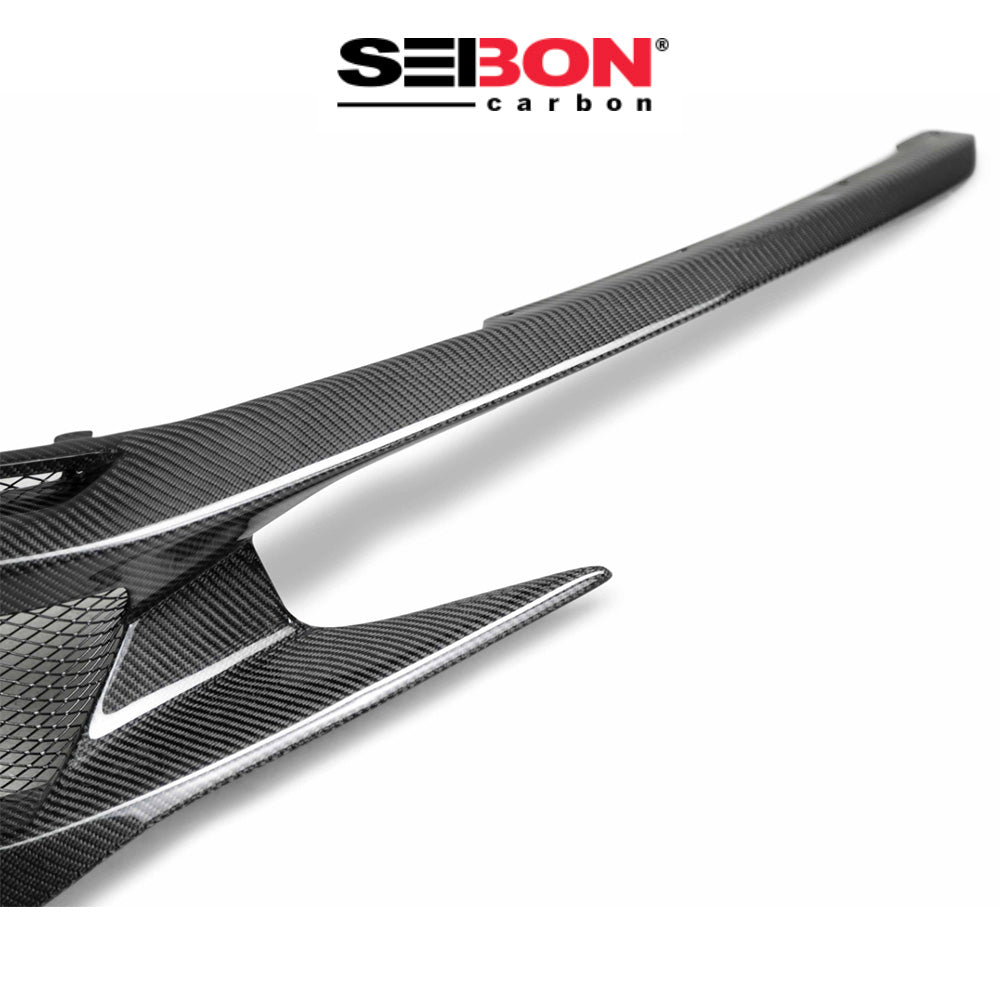2017-2021年式 ホンダ シビック タイプR用 セイボンカーボン カーボンファイバー フロントグリル Seibon Carbon CV-Style Carbon Fiber Front Grille For 2017-2021 Honda Civic Type R (送料無料)