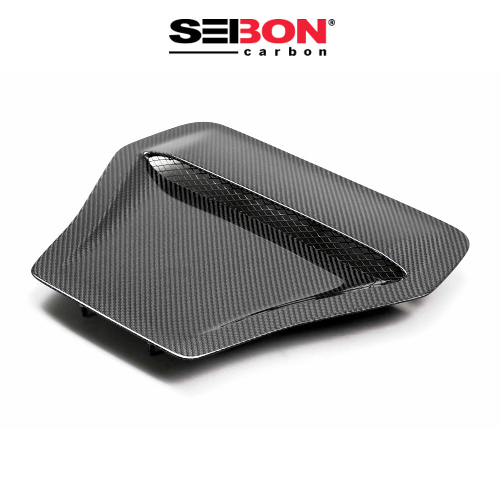 2017-2021年式 ホンダ シビック タイプR用 セイボンカーボン 純正スタイル カーボンファイバー製ボンネットスクープ Seibon Carbon OEM-Style Carbon Fiber Hood Scoop For 2017-2021 Honda Civic Type R (消費税、送料込み)