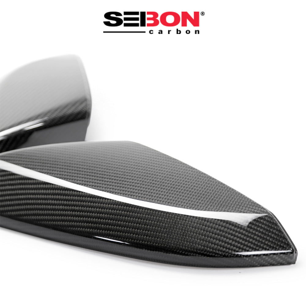 2016-2021年式 ホンダ シビック タイプR用 セイボンカーボン カーボンファイバー ミラーカバーセット Seibon Carbon Carbon Fiber Mirror Cover For 2016-2021 Honda Civic (送料無料)