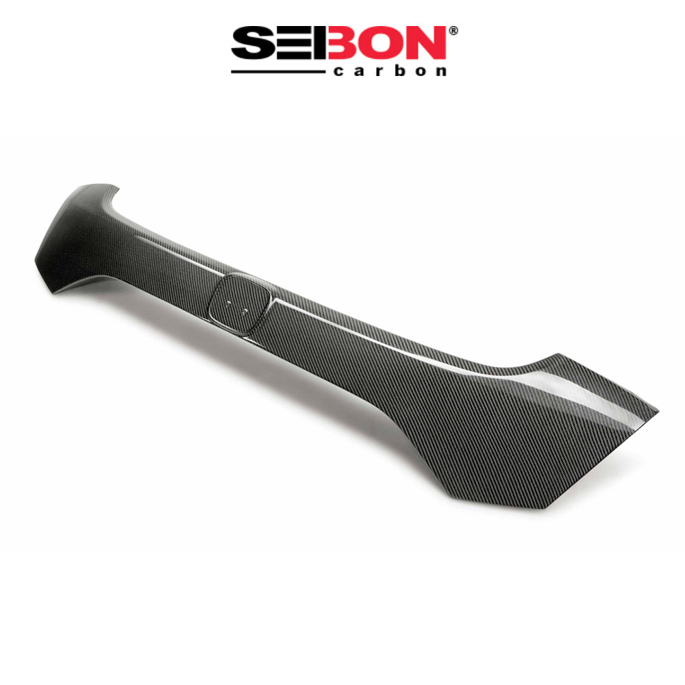 2017-2021年式 ホンダ シビック タイプR用 セイボンカーボン カーボンファイバー リアライセンストリム Seibon Carbon Carbon Fiber Rear License Trim For 2017-2021 Honda Civic Type R (送料無料)