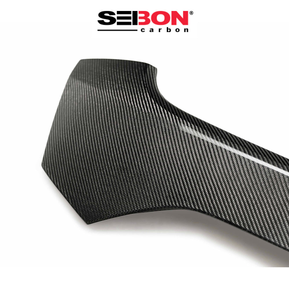 2017-2021年式 ホンダ シビック タイプR用 セイボンカーボン カーボンファイバー リアライセンストリム Seibon Carbon Carbon Fiber Rear License Trim For 2017-2021 Honda Civic Type R (送料無料)