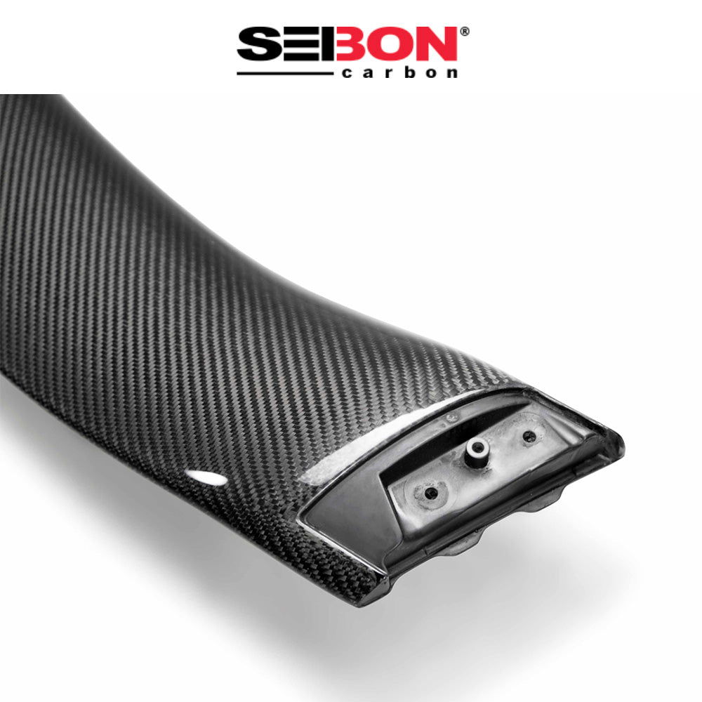 2017-2021年式 ホンダ シビック タイプR 用 セイボンカーボン カーボンファイバー OE スタイル スポイラーセンター部分 Seibon Carbon OE-Style Carbon Fiber Center For 2017-2021 Honda Civic Type R Rear Spoiler (送料無料)