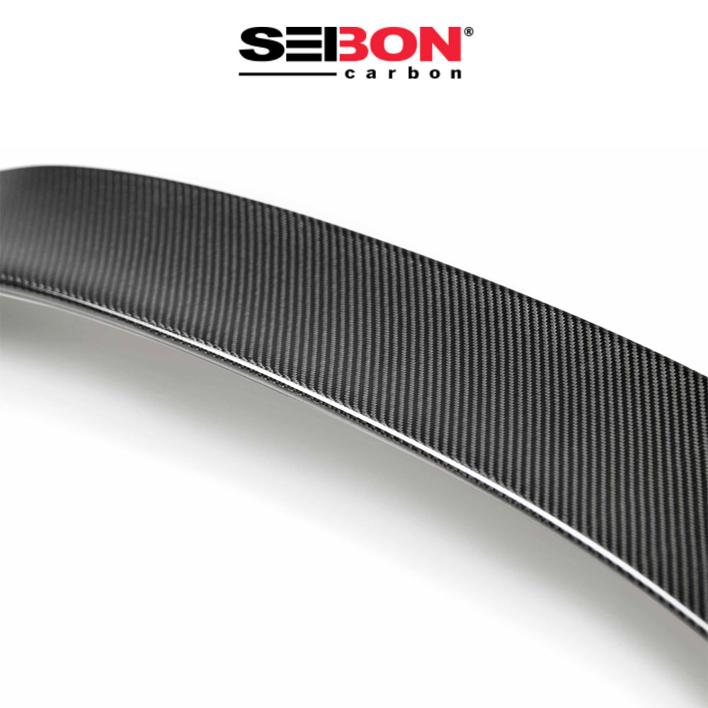 2017-2021年式 ホンダ シビック タイプR 用 セイボンカーボン カーボンファイバー OE スタイル スポイラーセンター部分 Seibon Carbon OE-Style Carbon Fiber Center For 2017-2021 Honda Civic Type R Rear Spoiler (送料無料)