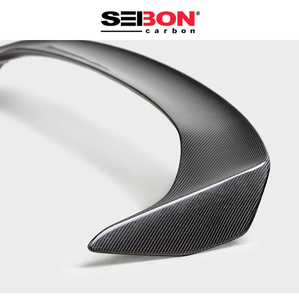 2023-2025年式 ホンダ シビック タイプR用 セイボンカーボン 純正スタイルカーボンファイバーリアスポイラー OEM-Style Carbon Fiber Rear Spoiler For 2023-2025 Honda Civic Type R (送料無料)