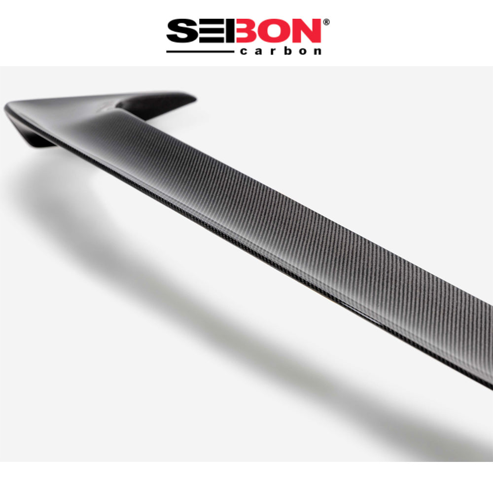 2023-2025年式 ホンダ シビック タイプR用 セイボンカーボン 純正スタイルカーボンファイバーリアスポイラー OEM-Style Carbon Fiber Rear Spoiler For 2023-2025 Honda Civic Type R (送料無料)