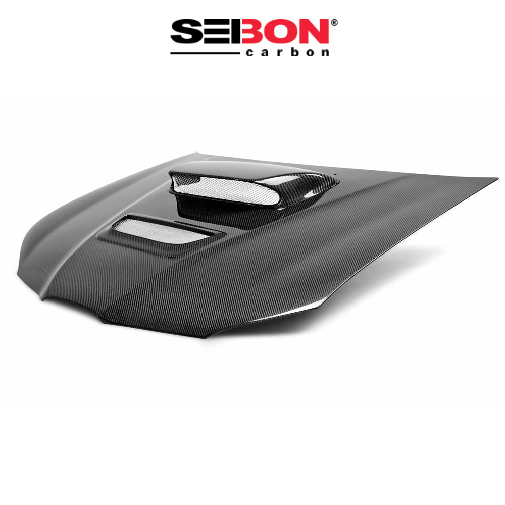 2006-2007年式 スバル WRX STI 用 セイボンカーボン RCスタイル カーボンファイバー製ボンネット Seibon Carbon RC-Style Carbon Fiber Hood For 2006-2007 Subaru Impreza/WRX (消費税、送料込み)