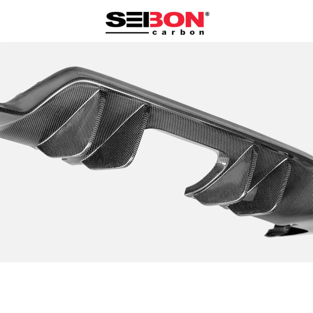 2023-2025年式 ホンダ シビック タイプR用 セイボンカーボン MBスタイルカーボンファイバーリアディフューザー MB-Style Carbon Fiber Rear Diffuser For 2023-2025 Honda Civic Type R (送料無料)