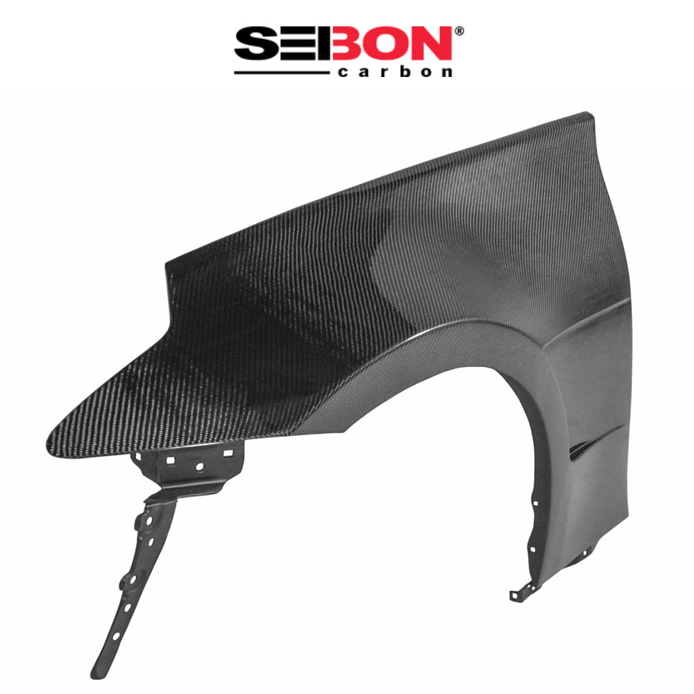 2009-2020年式 日産フェアレディZ用 セイボンカーボン カーボンファイバー製フェンダーセット(10mm 幅広い) Seibon Carbon Carbon Fiber Fenders For 2009-2020 Nissan 370Z (10mm Wider) (消費税、送料込み)