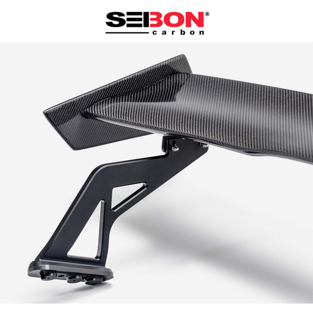 2023-2025年式 ホンダ シビック タイプR用 セイボンカーボン GTスタイル カーボンファイバーリアスポイラー GT-Style Carbon Fiber Rear Spoiler For 2023-2025 Honda Civic Type R (送料無料)
