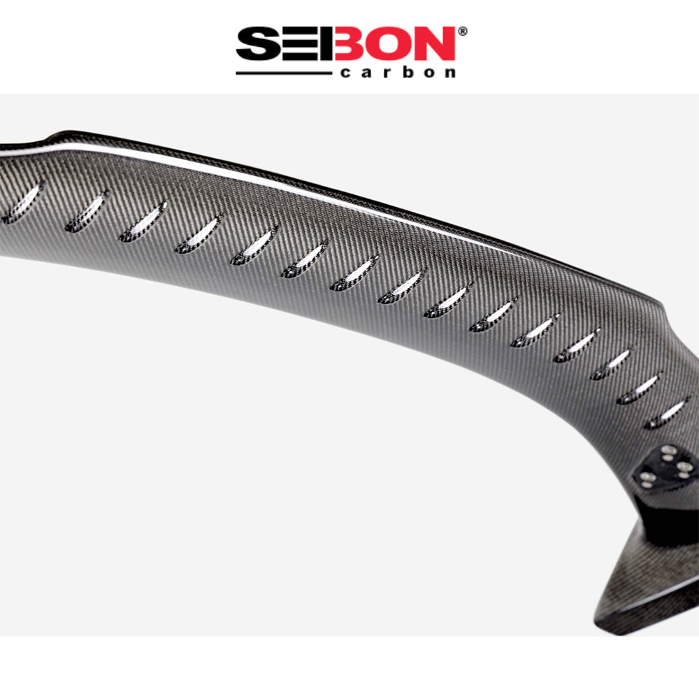 2023-2025年式 ホンダ シビック タイプR用 セイボンカーボン MBスタイル カーボンファイバーリアスポイラー MB-Style Carbon Fiber Rear Spoiler For 2023-2025 Honda Civic Type R (送料無料)