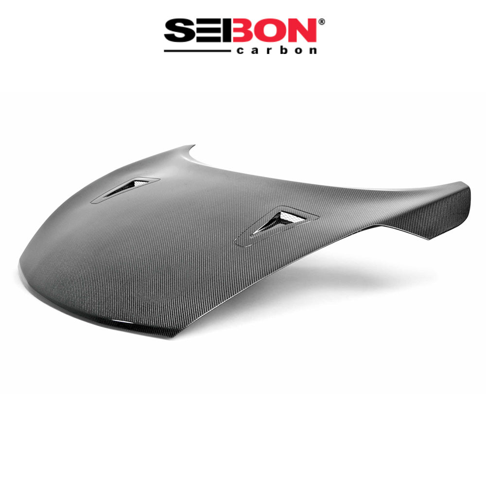 2011-2017年式日産 ジューク用 セイボンカーボン GTRスタイル カーボンファイバー製ボンネット Seibon Carbon GTR-Style Carbon Fiber Hood For 2011-2017 Nissan Juke (消費税、送料込み)