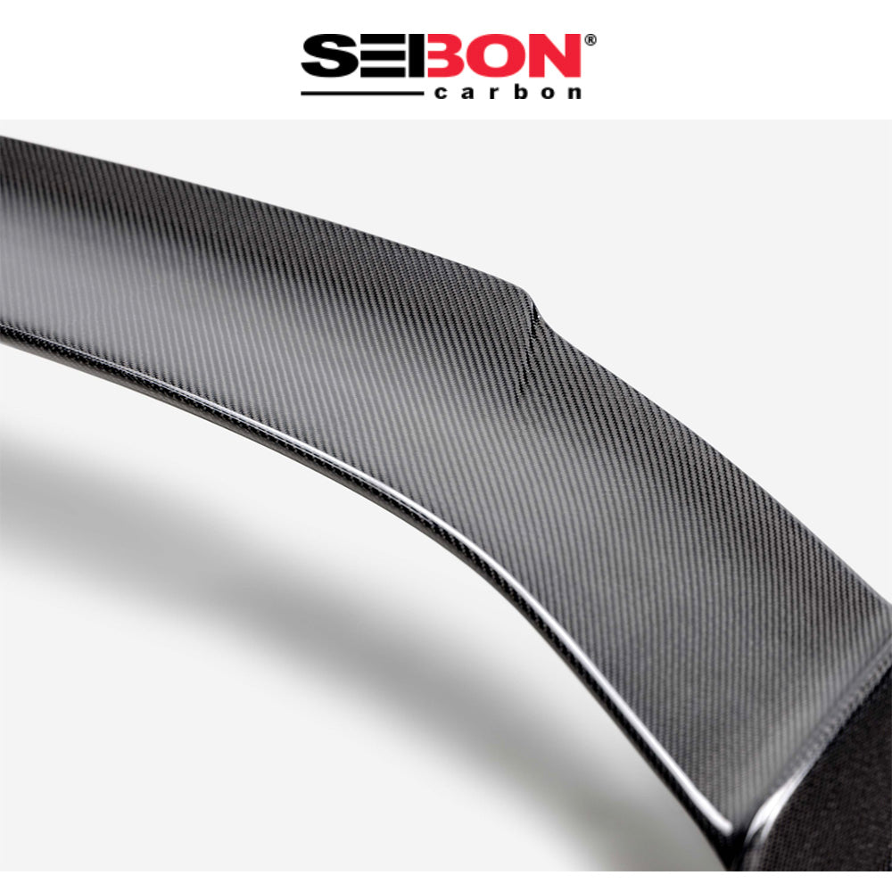 2023-2025年式 ホンダ シビック タイプR用 セイボンカーボン MBスタイル カーボンファイバーリアスポイラー MB-Style Carbon Fiber Rear Spoiler For 2023-2025 Honda Civic Type R (送料無料)