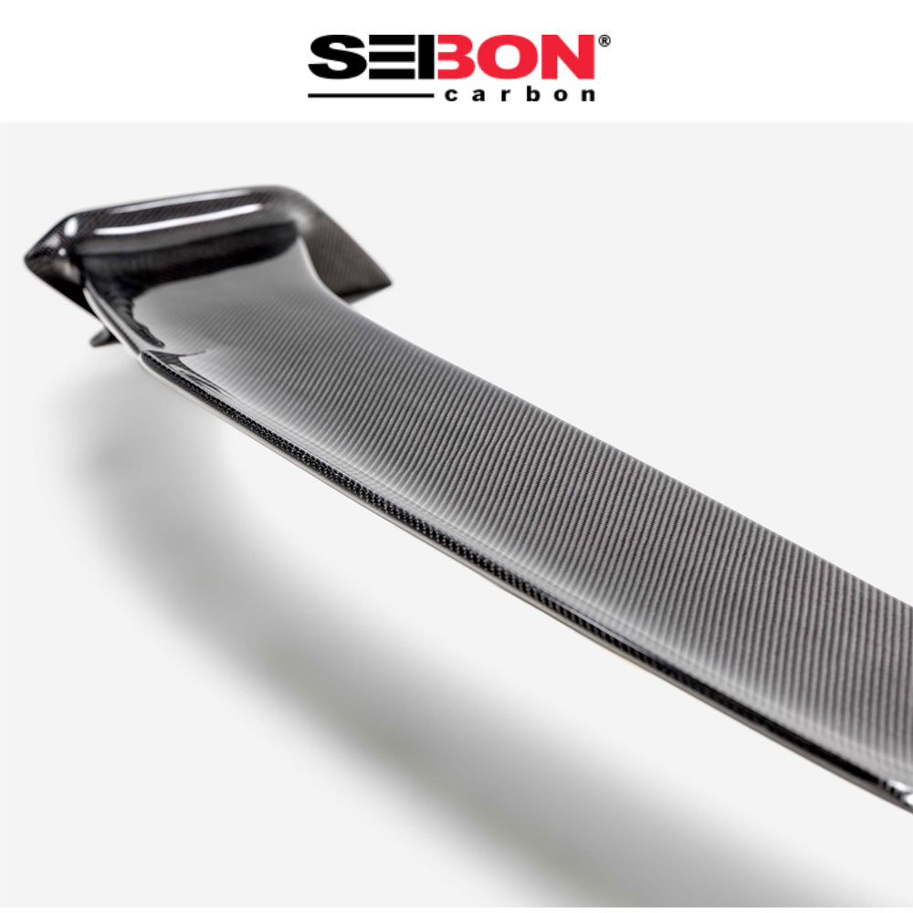 2023-2025年式 ホンダ シビック タイプR用 セイボンカーボン MBスタイル カーボンファイバーリアスポイラー MB-Style Carbon Fiber Rear Spoiler For 2023-2025 Honda Civic Type R (送料無料)