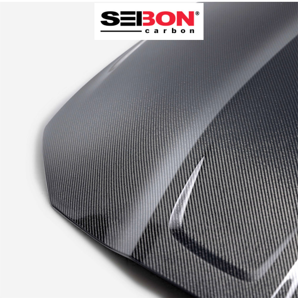 2021-2025年式BMW M3セダン用 セイボンカーボン 純正スタイルのカーボンファイバー製ボンネット Seibon Carbon OEM-Style Carbon Fiber Hood For 2021-2025 BMW G80 M3 / G82 M4 / G83 M4 (送料無料)