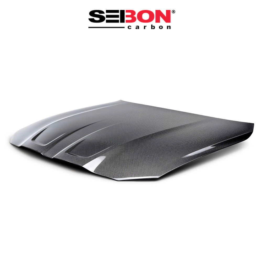 2021-2025年式BMW M3セダン用 セイボンカーボン 純正スタイルのカーボンファイバー製ボンネット Seibon Carbon OEM-Style Carbon Fiber Hood For 2021-2025 BMW G80 M3 / G82 M4 / G83 M4 (送料無料)