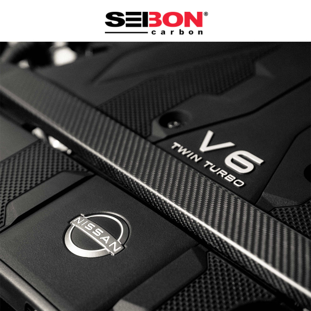2023-2025年式 日産 フェアレディ Z用 セイボンカーボン カーボンファイバー製フロントストラットブレース Carbon Fiber Front Strut Brace For 2023-2025 Nissan Z (送料無料)