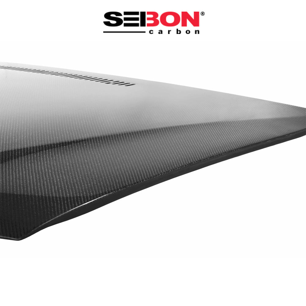 2002-2005年式BMW 3シリーズ セダン用 セイボンカーボン 純正スタイル カーボンファイバー製ボンネット Seibon Carbon OEM-Style Carbon Fiber Hood For 2002-2005 BMW E46 4DR, LCI (消費税、送料込み)