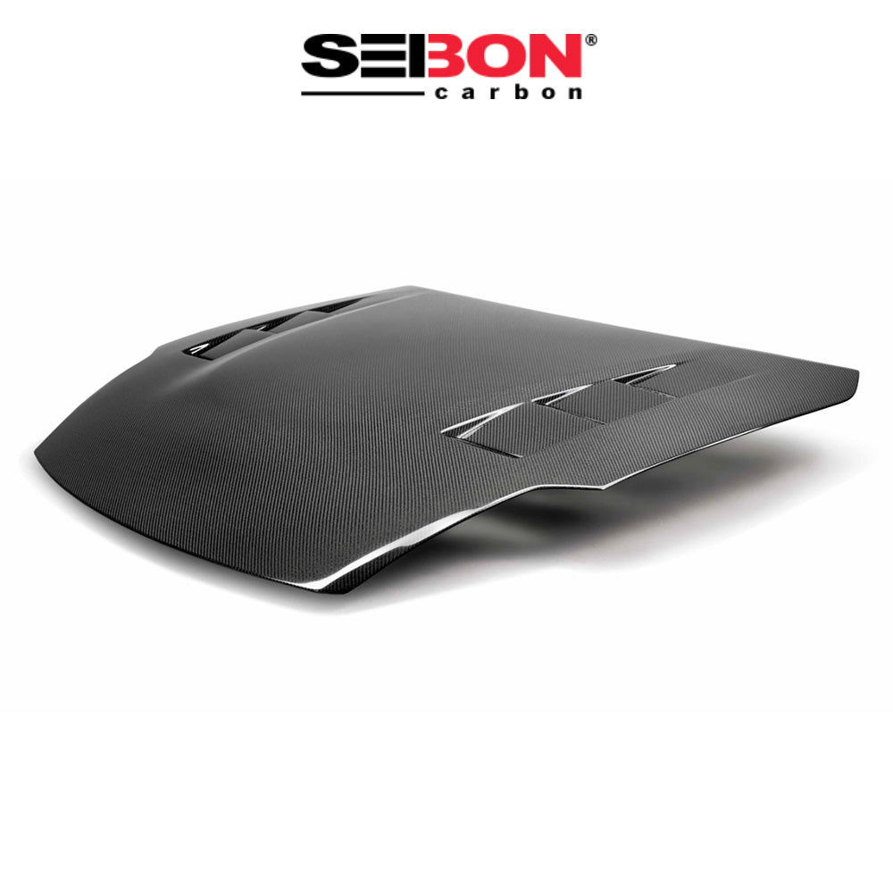 2003-2009年式日産フェアレディZ用 セイボンカーボン TSスタイル カーボンファイバー製ボンネット Seibon Carbon TS-Style Carbon Fiber Hood For 2007-2008 Nissan 350Z (Also Fits 2003-2006 Models) (消費税、送料込み)