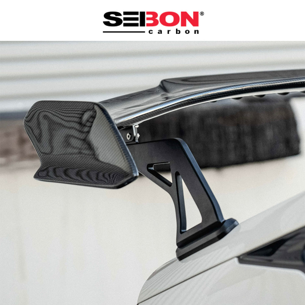 2023-2025年式 ホンダ シビック タイプR用 セイボンカーボン BHスタイルリアスポイラーマウントブラケット BH-Style Rear Spoiler Mounting Bracket For 2023-2025 Honda Civic Type R (送料無料)