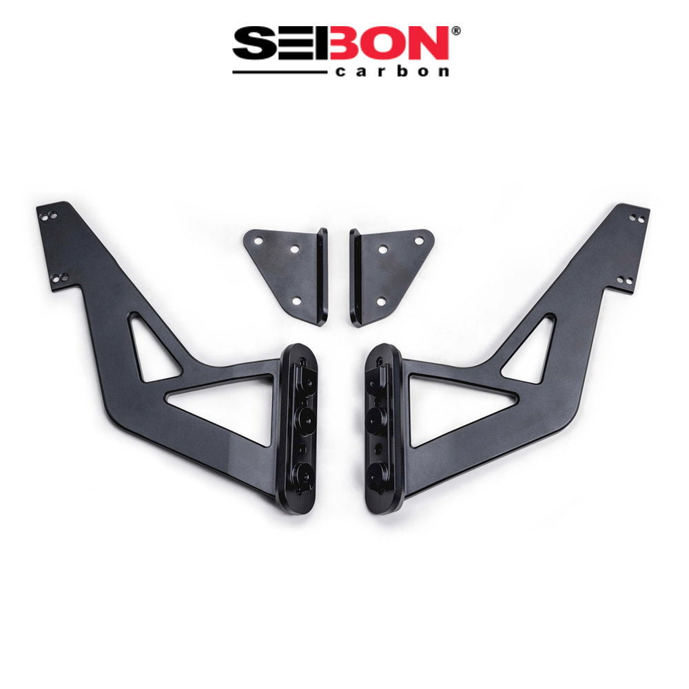 2023-2025年式 ホンダ シビック タイプR用 セイボンカーボン BHスタイルリアスポイラーマウントブラケット BH-Style Rear Spoiler Mounting Bracket For 2023-2025 Honda Civic Type R (送料無料)