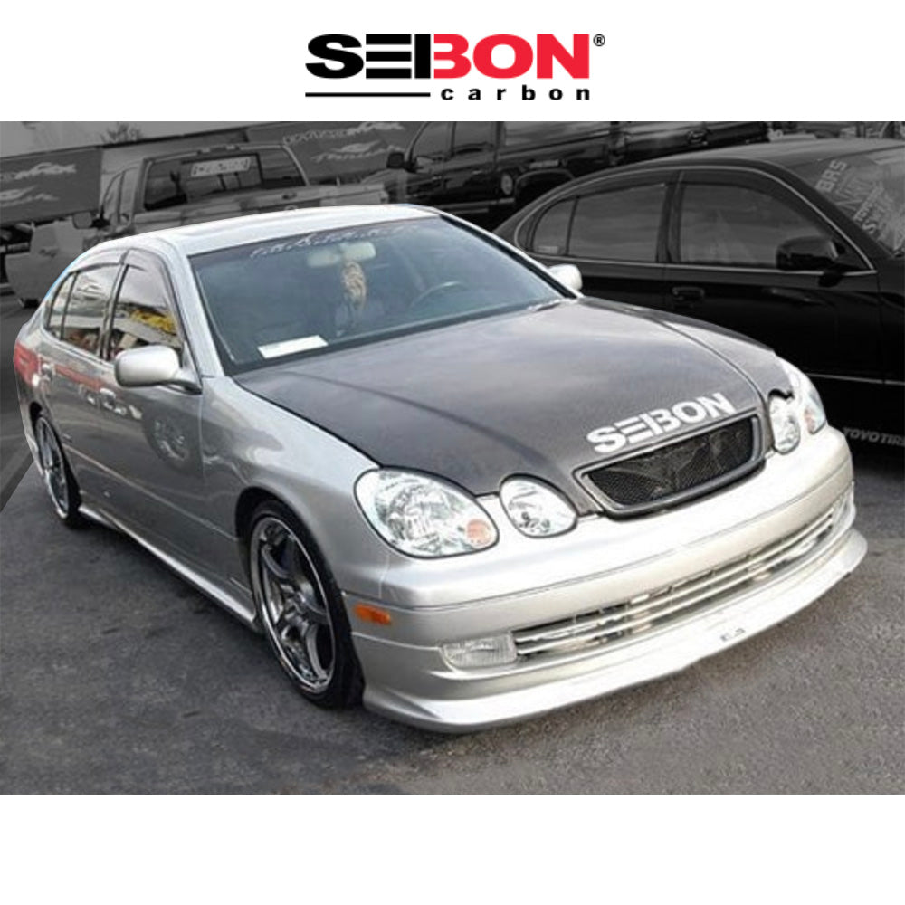 1998-2005年式 レクサス GS(GS300/GS400/GS430モデル)用 セイボンカーボン CWスタイル カーボンファイバー製ボンネット (消費税、送料込み)