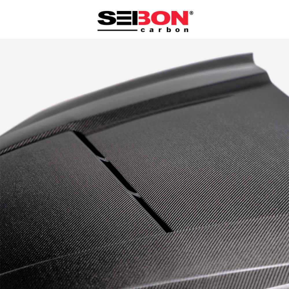 2023-2025年式トヨタ プリウス(Toyota Prius)用 セイボンカーボン VTスタイル カーボンファイバー製ボンネット Seibon Carbon VT-Style Carbon Fiber Hood For 2023-2025 Toyota Prius / Prius Prime (消費税、送料込み)