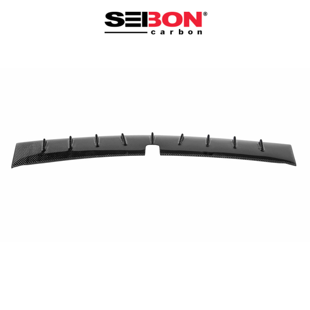 2008-2015年式 三菱 ランサーエボリューション用 セイボンカーボン カーボンファイバー ルーフフィンスポイラー Seibon Carbon Carbon Fiber Roof Fin Spoiler For 2008-2015 Mitsubishi Lancer EVO X (Sound Package, No Sunroof) Antenna Base 5x9 Cm (送料無料)