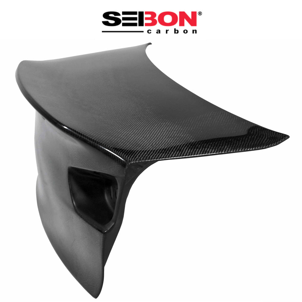 2008-2015年式 三菱 ランサーエボリューション用 セイボンカーボン カーボンファイバー CSL-スタイル トランクカバー Seibon Carbon CSL-Style Carbon Fiber Trunk Lid For 2008-2015 Mitsubishi Lancer EVO (送料無料)