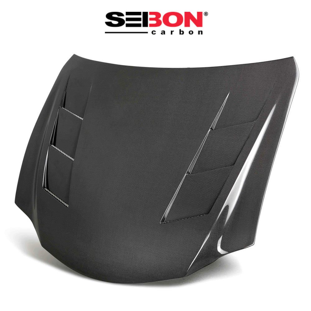 2017-2024年式 レクサス RC(RC300, RC350)用 セイボンカーボン TSスタイル カーボンファイバー製ボンネット Seibon Carbon TS-Style Carbon Fiber Hood For 2017-2022 Lexus RC (消費税、送料込み)
