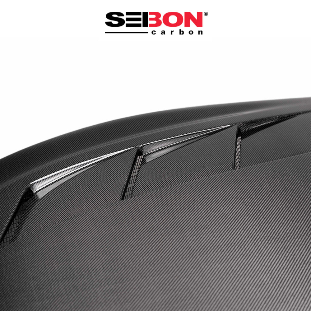 2017-2024年式 レクサス RC(RC300, RC350)用 セイボンカーボン TSスタイル カーボンファイバー製ボンネット Seibon Carbon TS-Style Carbon Fiber Hood For 2017-2022 Lexus RC (消費税、送料込み)