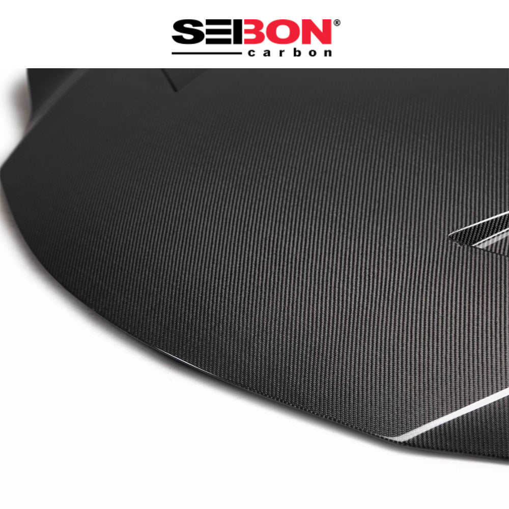 2017-2024年式 レクサス RC(RC300, RC350)用 セイボンカーボン TSスタイル カーボンファイバー製ボンネット Seibon Carbon TS-Style Carbon Fiber Hood For 2017-2022 Lexus RC (消費税、送料込み)