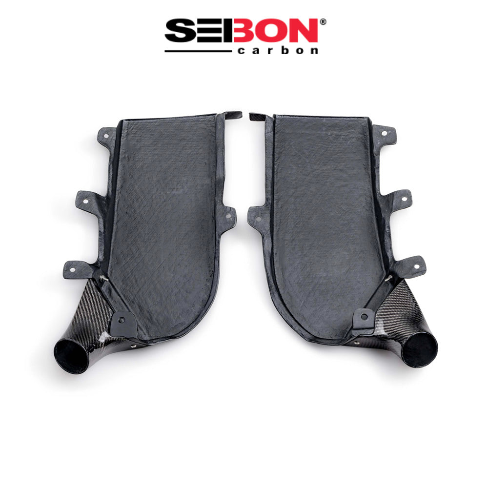 2023-2025年式 日産 フェアレディ Z用 セイボンカーボン カーボンファイバー クーリングダクトセット Seibon Carbon Carbon Fiber Brake Cooling Duct For 2023-2025 Nissan Z (送料無料)