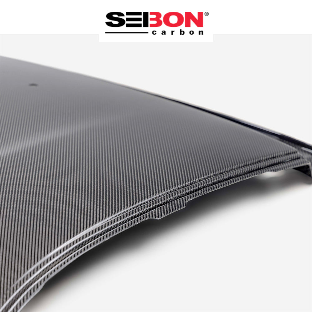 2023-2025年式 日産 フェアレディ Z用 セイボンカーボン ドライカーボンファイバー製ルーフ(グロス) Seibon Carbon Dry Carbon Fiber Roof For 2023-2025 Nissan Z - Gloss (送料無料)