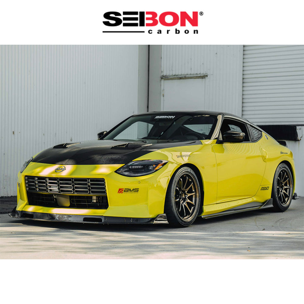 2023-2025年式 日産 フェアレディ Z用 セイボンカーボン カーボンファイバー MBスタイル フロントリップ Seibon Carbon MB-Style Carbon Fiber Front Lip For 2023-2025 Nissan Z (送料無料)