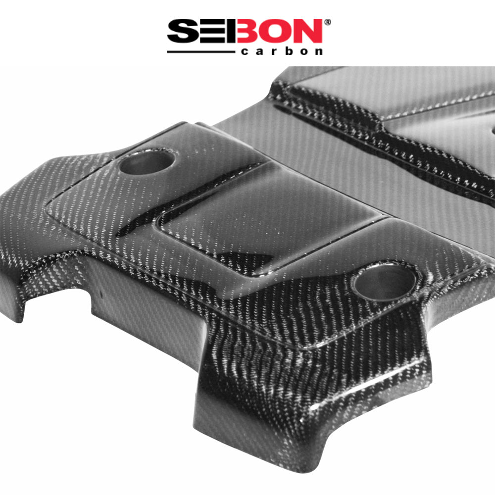 2009-2020年式 日産 フェアレディZ用 セイボンカーボン カーボンファイバー製エンジンカバー Seibon Carbon Carbon Fiber Engine Cover For 2009-2020 Nissan 370Z (消費税、送料込み)