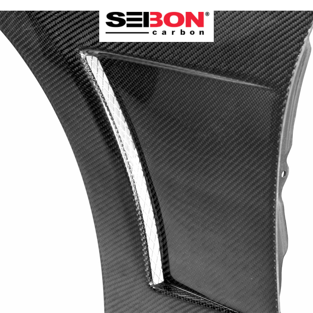 2013-2020年式 スバル BRZ用 セイボンカーボン カーボンファイバー製フェンダー(純正より10mm 幅広い) Seibon Carbon Carbon Fiber Fenders For 2013-2020 Scion FRS / Toyota 86 / Subaru BRZ (10mm Wider) (消費税、送料込み)