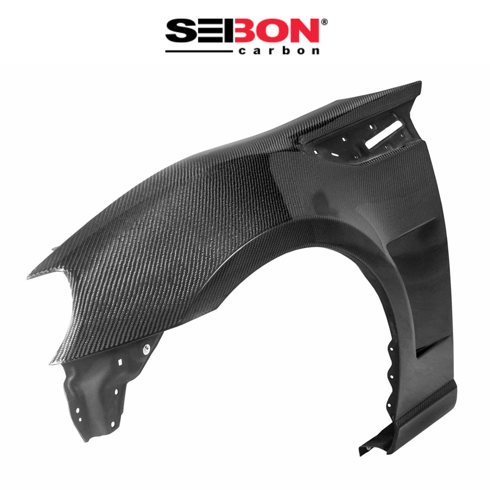 2013-2020年式 スバル BRZ用 セイボンカーボン カーボンファイバー製フェンダー(純正より10mm 幅広い) Seibon Carbon Carbon Fiber Fenders For 2013-2020 Scion FRS / Toyota 86 / Subaru BRZ (10mm Wider) (消費税、送料込み)