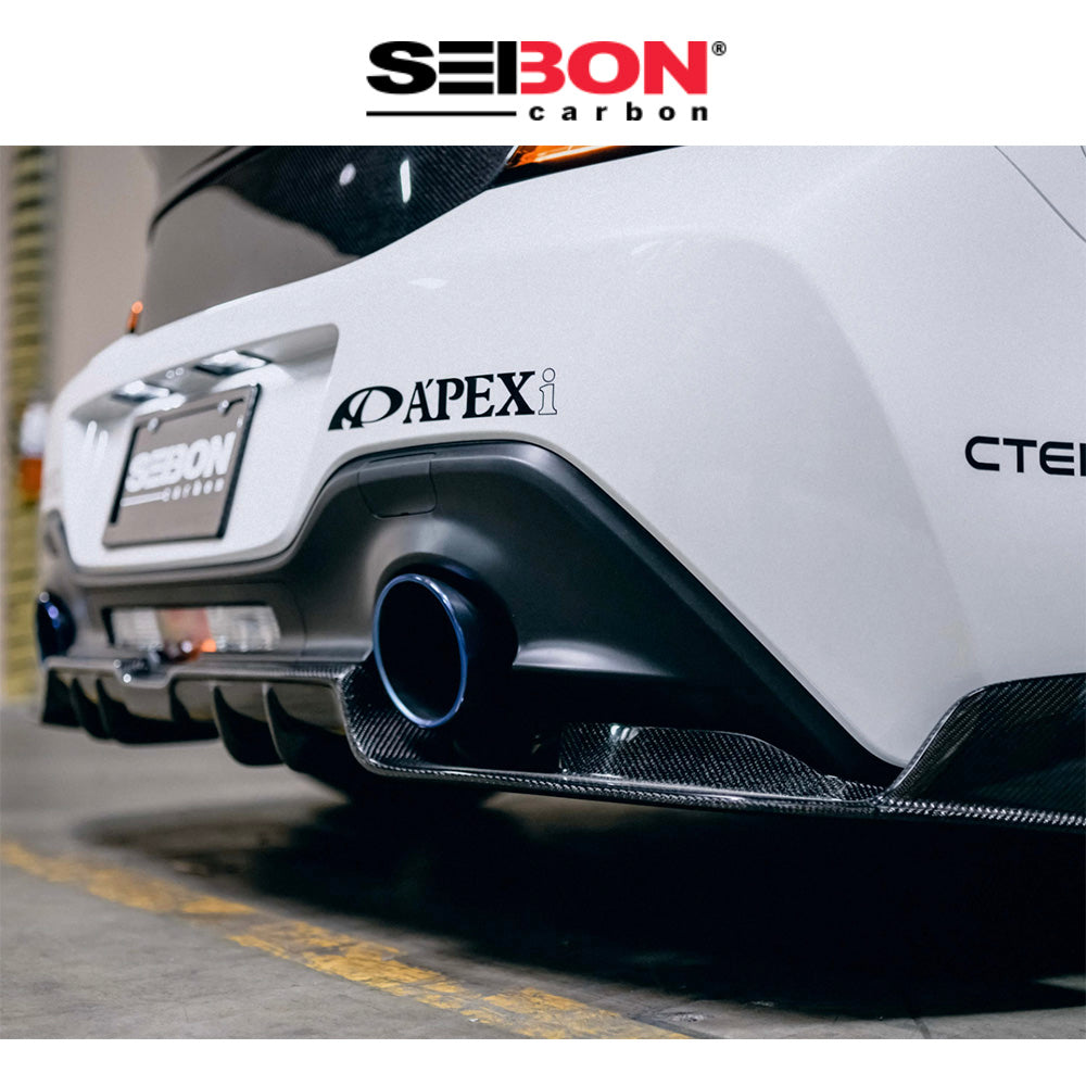 2022-2025年式 トヨタ GR86用 セイボンカーボン MBスタイル カーボンファイバー製リアディフューザー Seibon Carbon MB-Style Carbon Fiber Rear Diffuser For 2022-2025 Toyota GR86 / Subaru BRZ (消費税、送料込み)