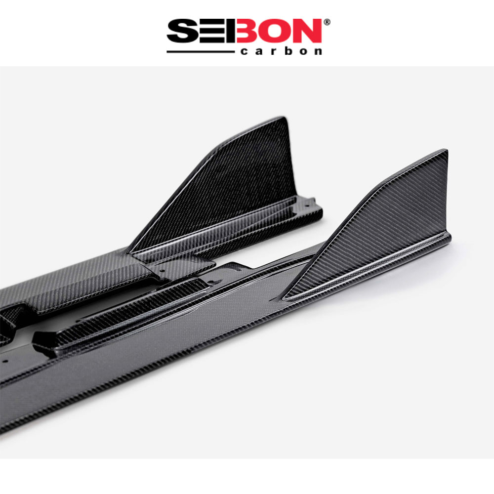 2022-2025年式 トヨタ GR86用 セイボンカーボン MBスタイル カーボンファイバー製サイドスカートセット Seibon Carbon MB-Style Carbon Fiber Side Skirts For 2022-2025 Toyota GR86 / Subaru BRZ (消費税、送料込み)