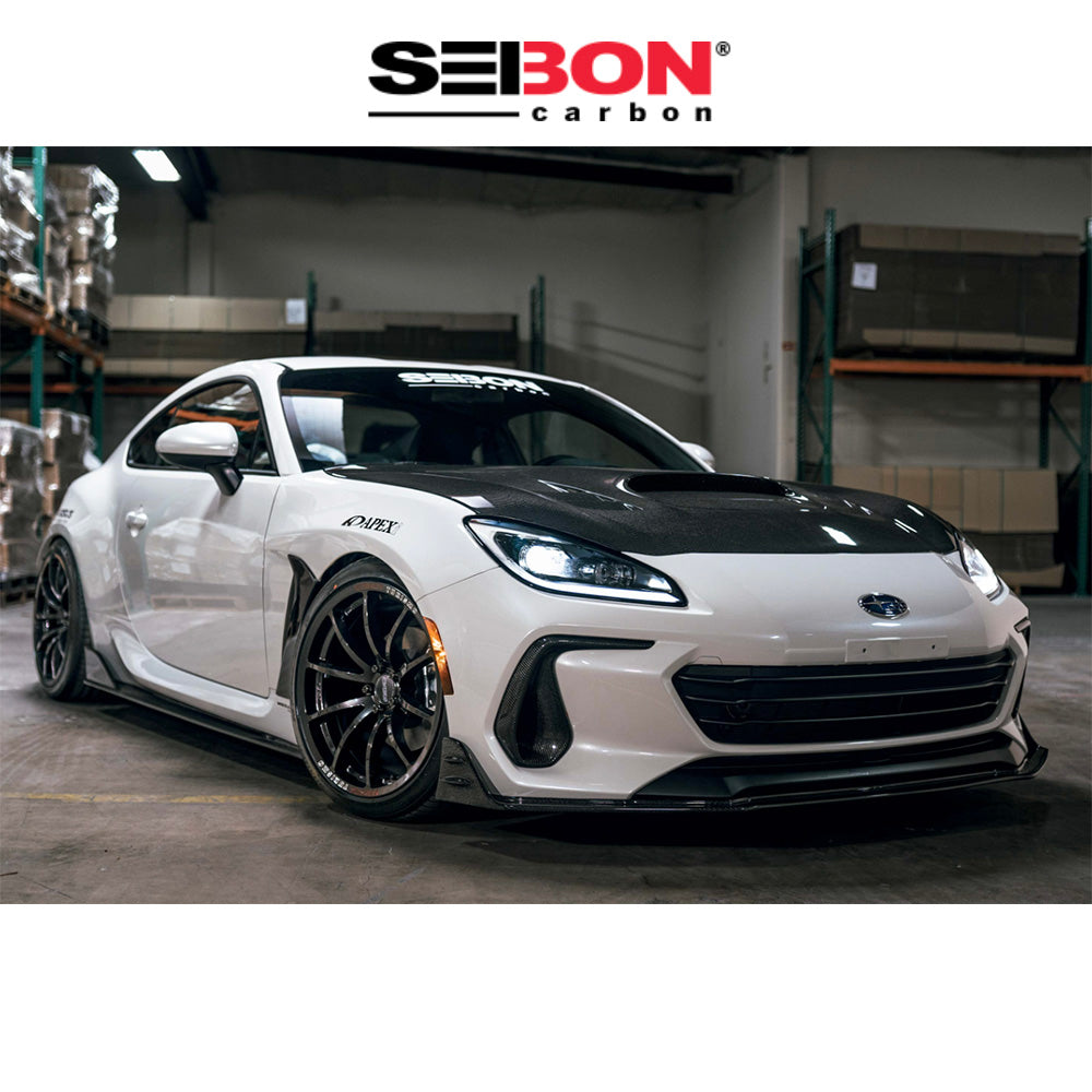 2022-2024年式 スバル BRZ 2.4 用 セイボンカーボン カーボンファイバー フロントバンパーダクトセット Seibon Carbon Carbon Fiber Front Bumper Duct For 2022-2024 Subaru BRZ (送料無料)