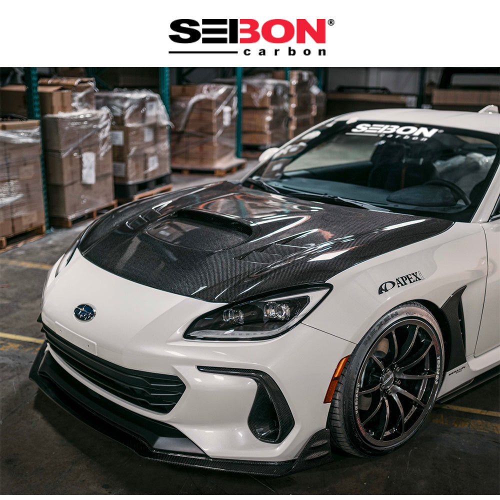 2022-2024年式 スバル BRZ 2.4 用 セイボンカーボン カーボンファイバー フロントバンパーダクトセット Seibon Carbon Carbon Fiber Front Bumper Duct For 2022-2024 Subaru BRZ (送料無料)