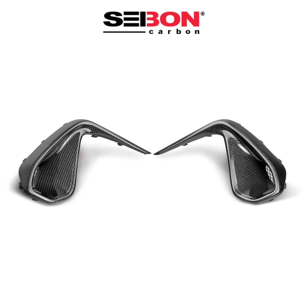 2022-2024年式 スバル BRZ 2.4 用 セイボンカーボン カーボンファイバー フロントバンパーダクトセット Seibon Carbon Carbon Fiber Front Bumper Duct For 2022-2024 Subaru BRZ (送料無料)