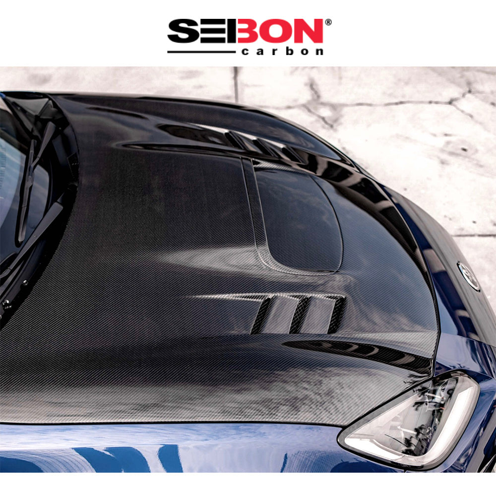 2022-2025年式 トヨタ GR86用 セイボンカーボン FAスタイル カーボンファイバー製ボンネット Seibon Carbon FA-Style Carbon Fiber Hood For 2022-2025 Toyota GR86/ Subaru BRZ (消費税、送料込み)