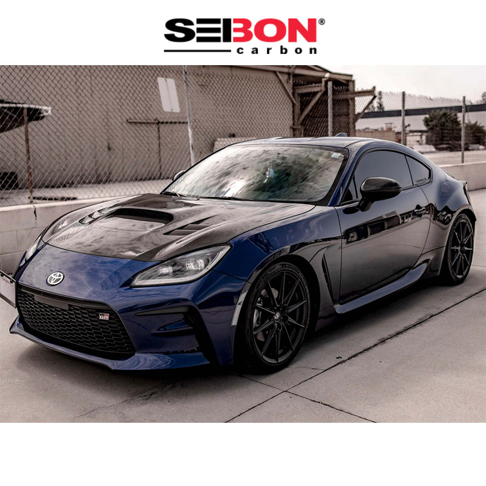2022-2025年式 トヨタ GR86用 セイボンカーボン FAスタイル カーボンファイバー製ボンネット Seibon Carbon FA-Style Carbon Fiber Hood For 2022-2025 Toyota GR86/ Subaru BRZ (消費税、送料込み)