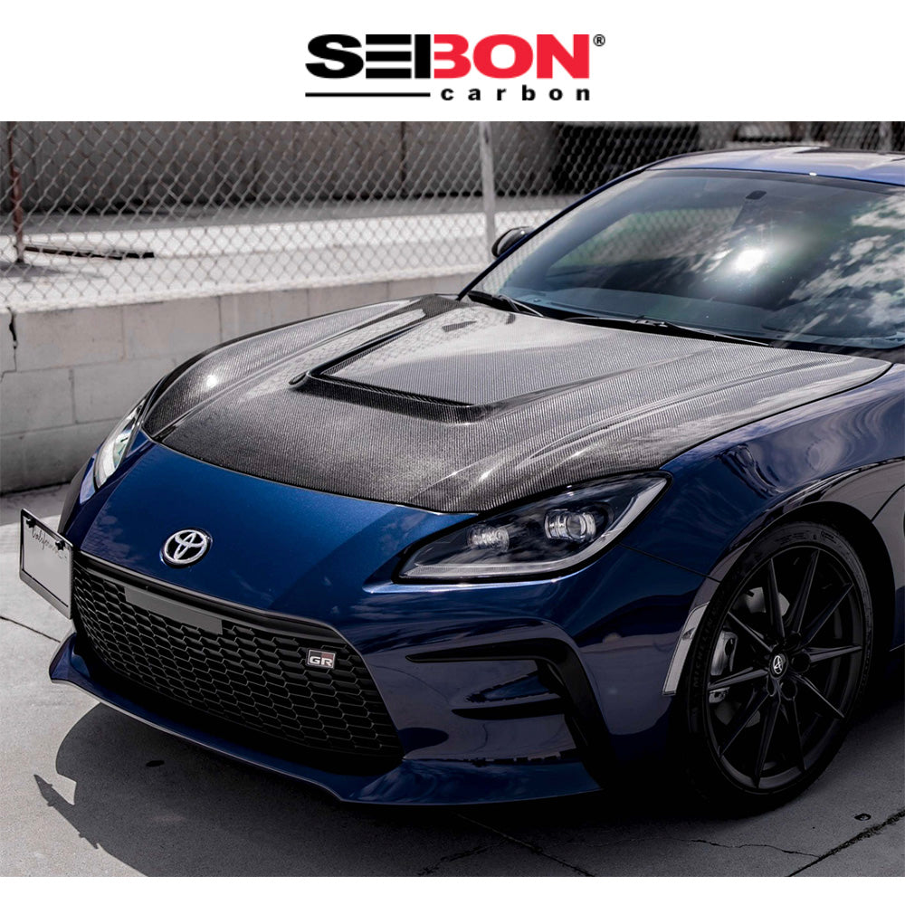 2022-2025年式 トヨタ GR86用 セイボンカーボン VSスタイル カーボンファイバー製ボンネット Seibon Carbon VS-Style Carbon Fiber Hood For 2022-2025 Toyota GR86/ Subaru BRZ (消費税、送料込み)