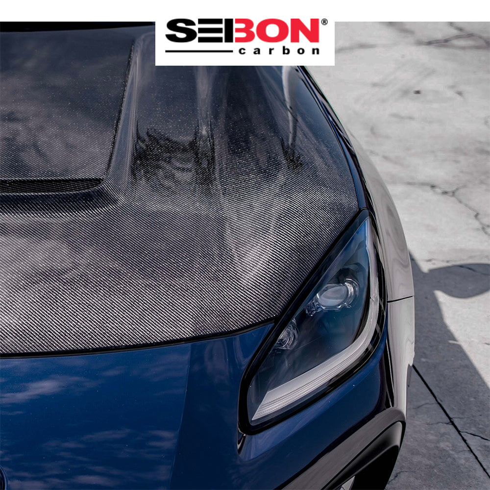 2022-2025年式 トヨタ GR86用 セイボンカーボン VSスタイル カーボンファイバー製ボンネット Seibon Carbon VS-Style Carbon Fiber Hood For 2022-2025 Toyota GR86/ Subaru BRZ (消費税、送料込み)