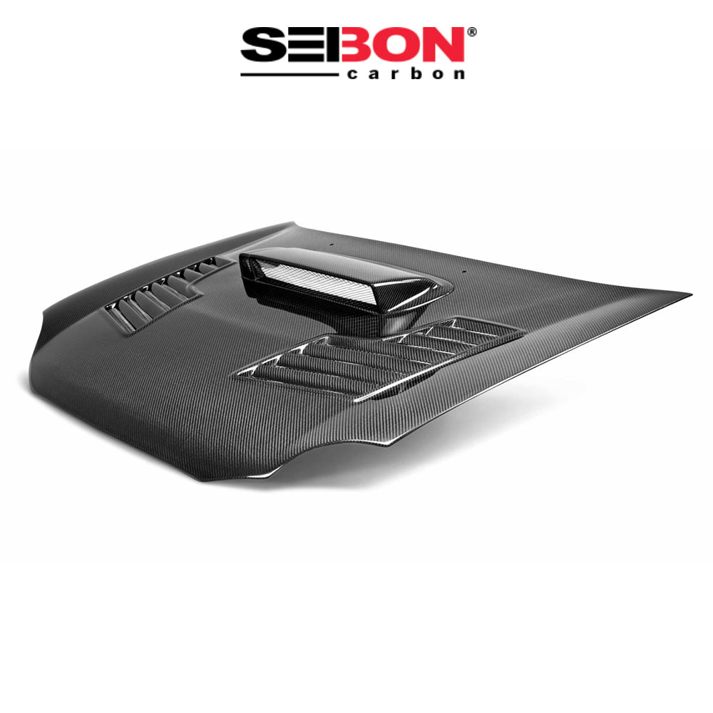 2002-2003年式 スバル インプレッサ用 セイボンカーボン 純正スタイル カーボンファイバー製ボンネット Seibon Carbon CWII-Style Carbon Fiber Hood For 2002-2003 Subaru Impreza/WRX (消費税、送料込み)
