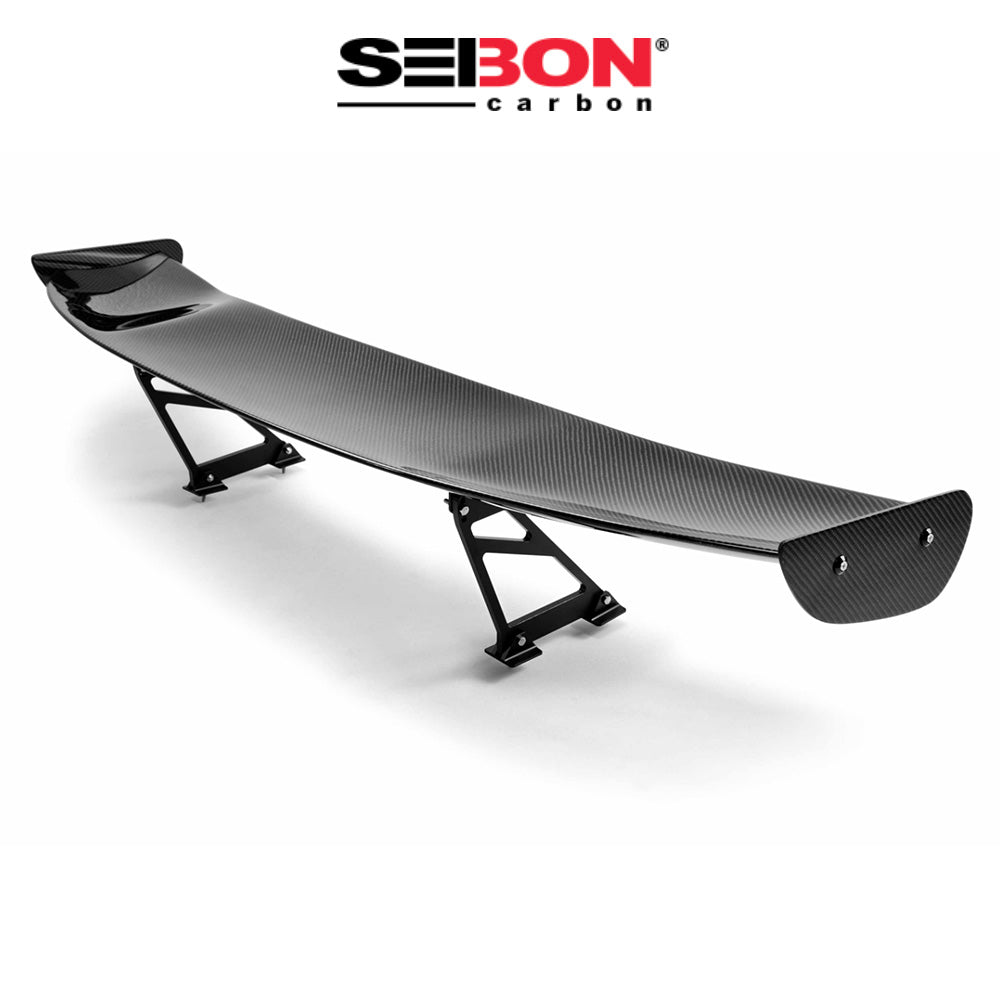 2021-2025年式BMW M3セダン用 セイボンカーボン カーボンファイバーGTウィング 幅150.8cm Seibon Carbon Universal Carbon Fiber GT Wing, 59.375-Inch Wide For 2021-2025 BMW M3 Sedan (消費税、送料込み)
