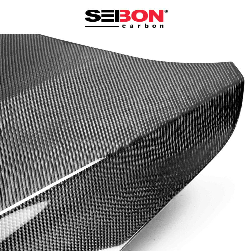 2010-2013年式 マツダ スピードアクセラ用 セイボンカーボン 純正スタイル カーボンファイバー製ボンネット Seibon Carbon OE-Style Carbon Fiber Hood For 2010-2013 Mazdaspeed 3 (消費税、送料込み)